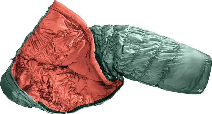 Deuter Exosphere +4° EL Mumienschlafsack sage/paprika (Herren)