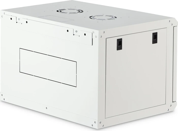 Digitus Dynamic-N Serie 19" Wandgehäuse 7HE, unmontiert, Sicherheitsglastür, IP2X, RAL 7035, 450mm tief