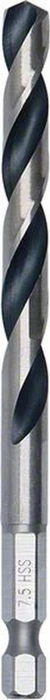 Bosch Professional HSS PointTeQ Spiralbohrer, 7.5x69x109mm, 1 Stück