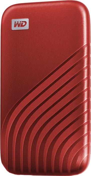 Western Digital WD My Passport SSD, rot, 1TB, USB-C 3.1