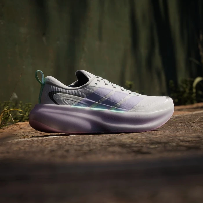 adidas Supernova Glide dash grey/glow purple/pulse mint (Damen)