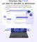 Inateck Tablet Tastatur mit Touchpad für Windows/iPad OS/Android, grau, DE Vorschaubild
