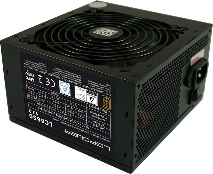 LC-Power LC6650 V2.3 Super Silent 650W, ATX 2.3