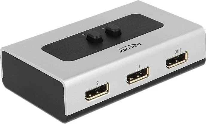 DeLOCK Displayport Switch, 2-fach