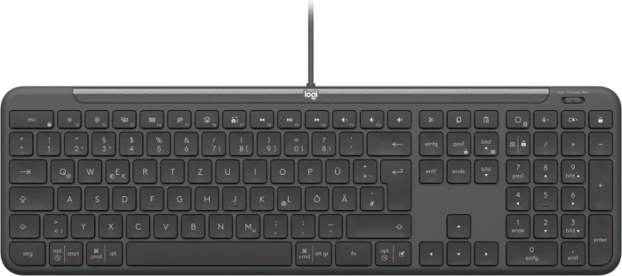 Logitech MK620 Signature Slim Wired Combo for Business Graphite, USB-C, DE
