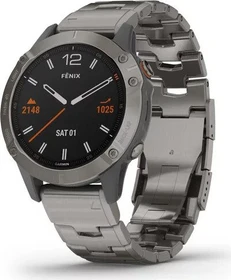 Garmin Fenix 6 Sapphire titanium/vented titanium