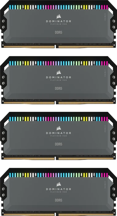 Corsair Dominator Platinum RGB grau UDIMM 64GB Kit, DDR5-5600, CL36-36-36-76