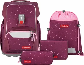 Step by Step Basis Berry Stars Schultaschen-Set, 4-tlg.