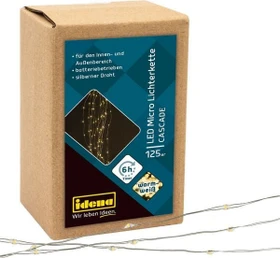 Idena Cascade Lichterkette LED 125x warmweiß