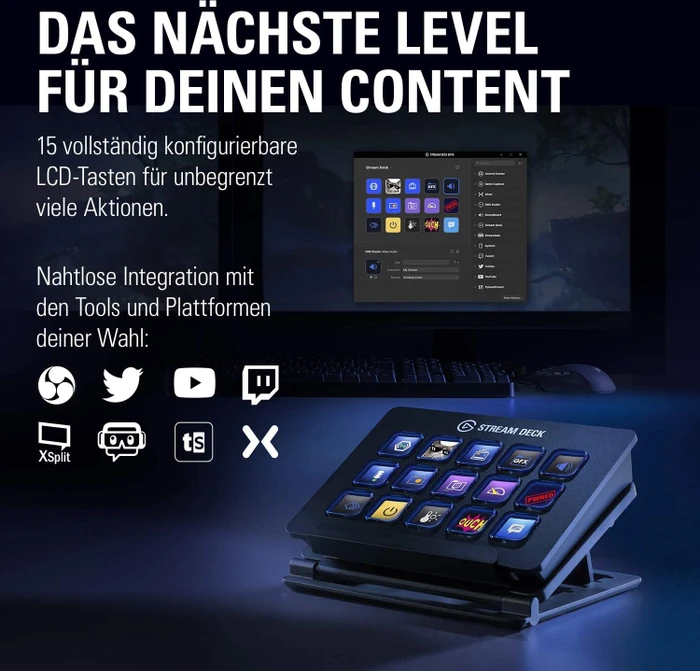Elgato Stream Deck, schwarz, USB-A