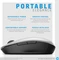HP Dual-Mode Mouse 300 silber, USB/Bluetooth Vorschaubild