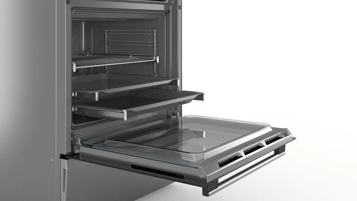 Bosch Serie 6 HKS79U250 Elektroherd mit Glaskeramik-Kochfeld