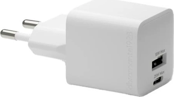 dbramante1928 re-charge Pro Wandladegerät USB-C 25W + USB-A 18W weiß
