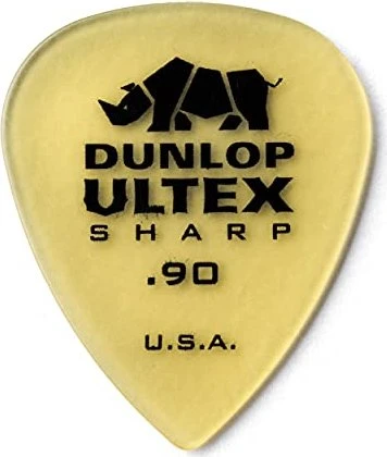 Dunlop Ultex Sharp Pick, .90mm, 6-Pack