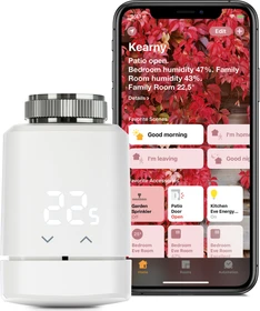 Eve Thermo 2020 (4. Generation/Apple Home) Heizkörperthermostat, Heizungssteuerung (10EBP1701)
