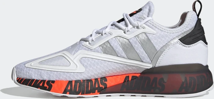adidas ZX 2K Boost cloud white/silver metallic/core black (Herren)