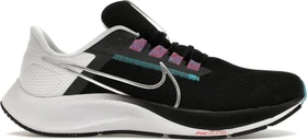 Nike Air Zoom Pegasus 38 black/white/chlorine blue/metallic silver (Herren)