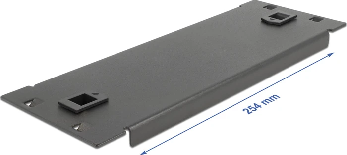DeLOCK 10" Blindpanel, geschlossen, schwarz, 2HE