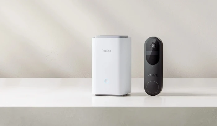 Reolink Video Doorbell Battery schwarz, inkl. Reolink Home Hub, Video-Türklingel