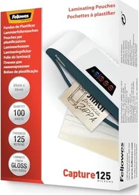 Fellowes Laminierfolien, 65x95mm, 2x 125µm, glänzend, 100 Stück