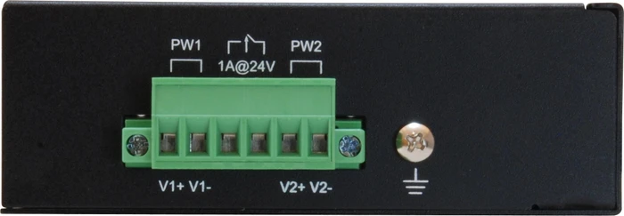 LevelOne IFP-05 Industrial Railmount Switch, 5x RJ-45, 126W PoE+
