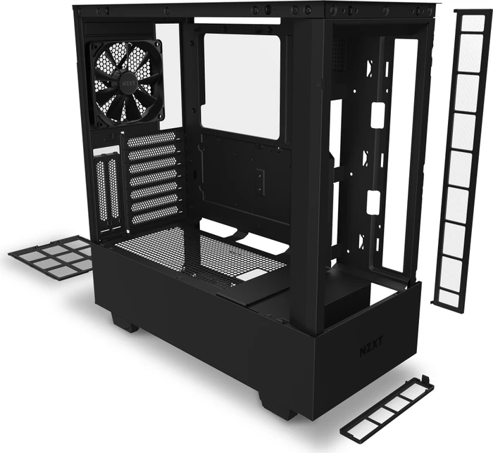 NZXT H510 Elite, schwarz, Glasfenster