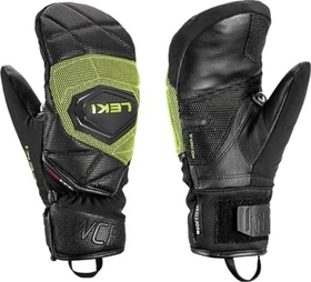 Leki WCR Coach 3D Mitt Skihandschuhe black/ice lemon (Junior)