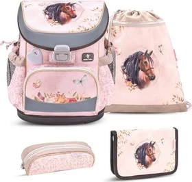 Belmil Mini-Fit Horse Chestnut Schultaschen-Set, 4-tlg.