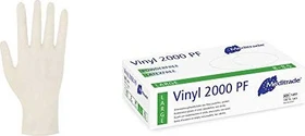 Meditrade Vinyl 2000 PF Einweghandschuhe M, 100 Stück