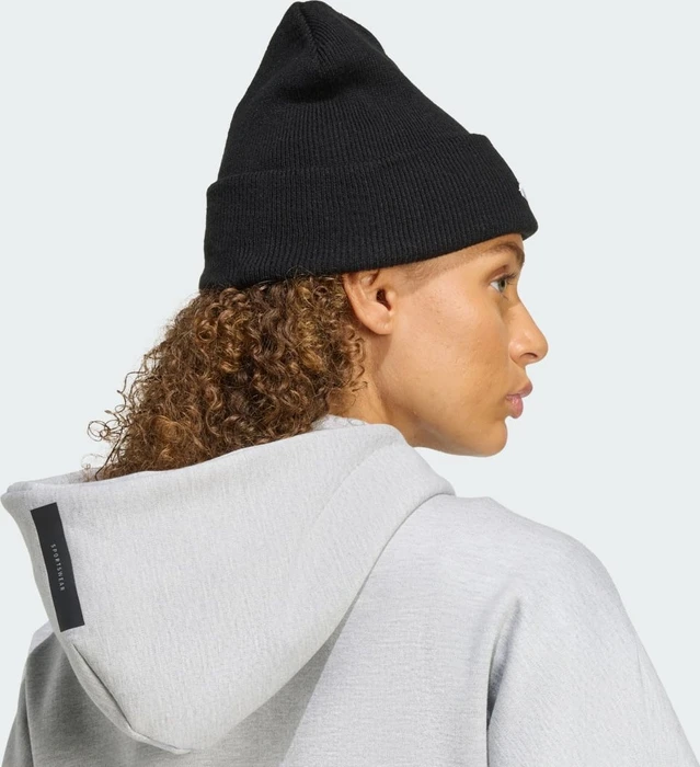 adidas New Logo Cuff Beanie schwarz/weiß