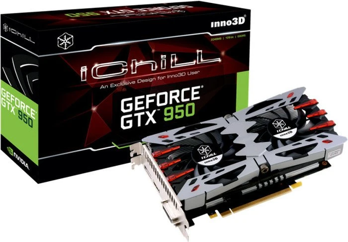 INNO3D GeForce GTX 950 iCHILL X2 Air Boss, 2GB GDDR5, DVI, HDMI, DP