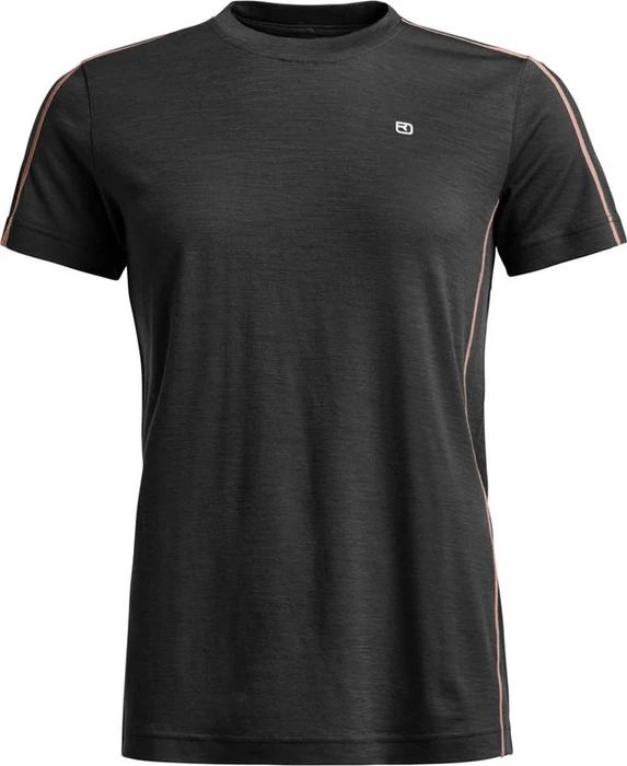 Ortovox 185 Rock'N'Wool Funktionsshirt kurzarm black raven (Damen)