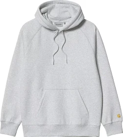 Carhartt Hooded Chase Sweatshirt Hoodie ash heather/gold (Herren)