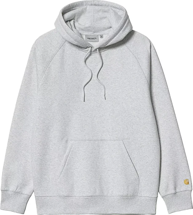 Carhartt Hooded Chase Sweatshirt Hoodie ash heather/gold (Herren)