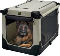 Maelson Soft Kennel faltbare Transportbox XL, beige