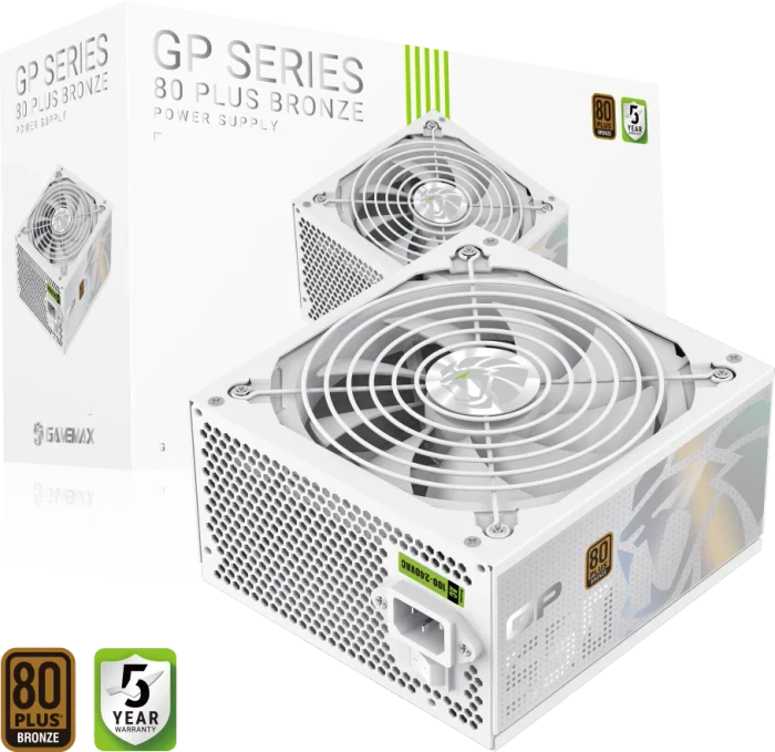GameMax GP Bronze 550B WH weiß 550W, ATX 3.1