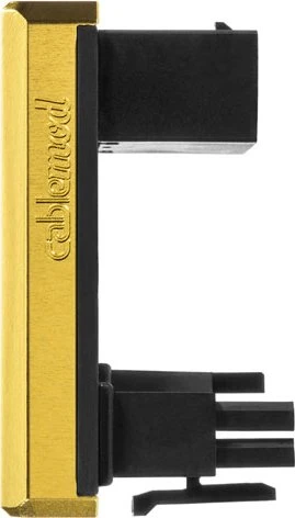 CableMod 12VHPWR Winkeladapter 180 Grad, Variante B, Sense-Pins an der Oberseite, gold