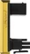 CableMod 12VHPWR Winkeladapter 180 Grad, Variante B, Sense-Pins an der Oberseite, gold Vorschaubild