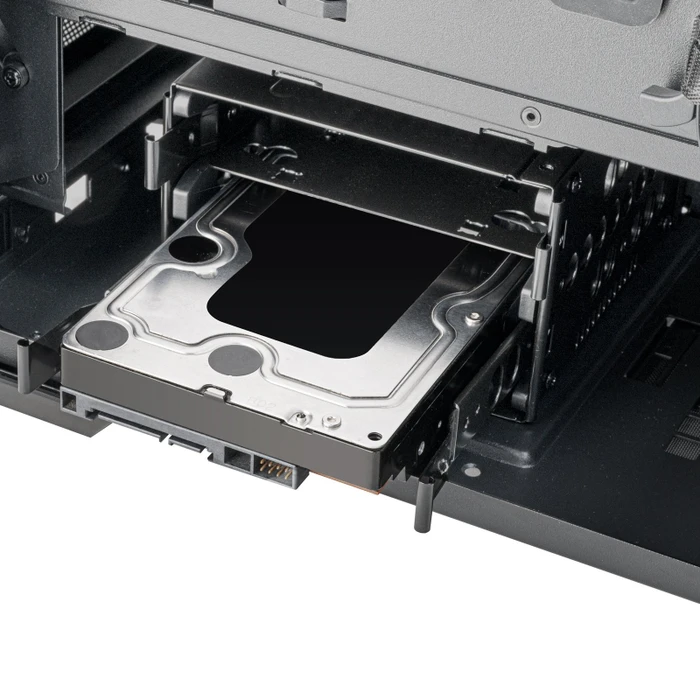 SilverStone Seta H2, schwarz, Glasfenster
