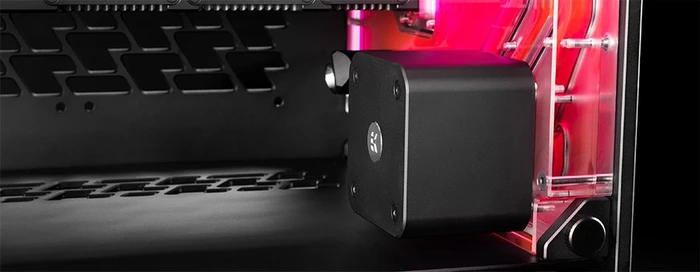 EK Water Blocks EK-Quantum Torsion A60 Black Limited Edition, schwarz, Glasfenster