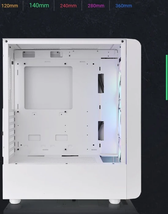 Thermaltake S200 TG Snow, weiß, Glasfenster