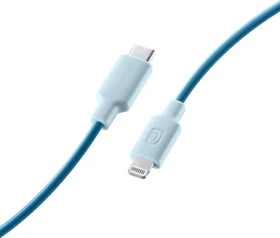 Cellularline Style Color Cable USB-C/Lightning 1m blau