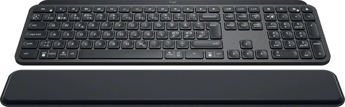 Logitech MX Keys Plus MX Palm Rest, schwarz, USB/Bluetooth, ND