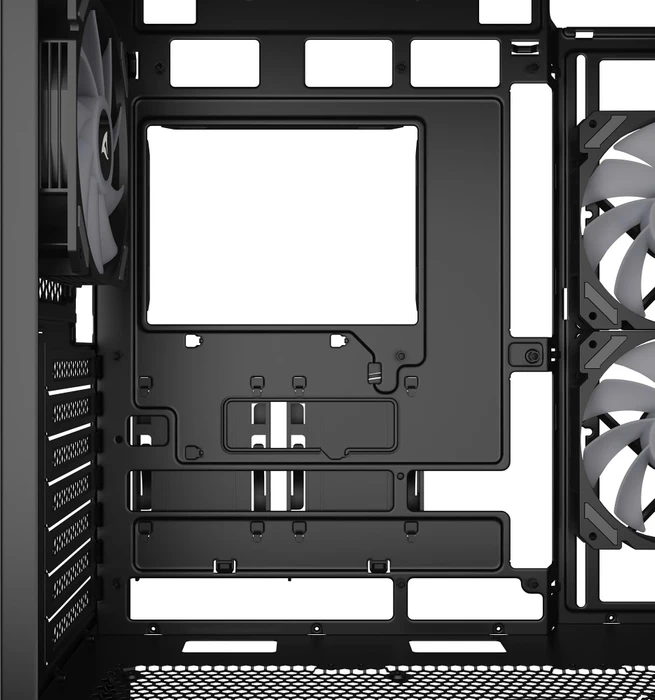 Sharkoon SK6 ARGB Black, Glasfenster