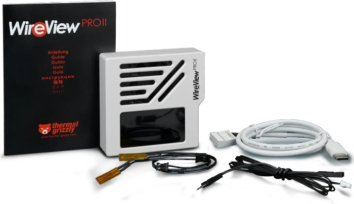 Thermal Grizzly WireView Pro II GPU Reverse, 90°, 12V-2x6, Sense-Pins an der Unterseite, White Edition, weiß