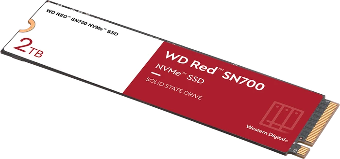 Western Digital Red SN700 NVMe NAS SSD - 0.7DWPD 2TB, M.2 2280 / M-Key / PCIe 3.0 x4