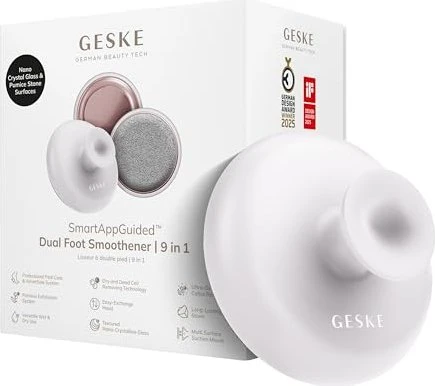 Geske Dual Foot Smoothener 9in1 Hornhautentferner weiß