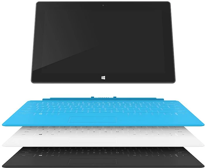Microsoft Surface RT, blau, Tegra 3 T30L, 2GB RAM, 32GB, Touch Cover blau