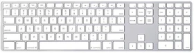 Apple Keyboard mit Ziffernblock, Rev. A, USB, DE