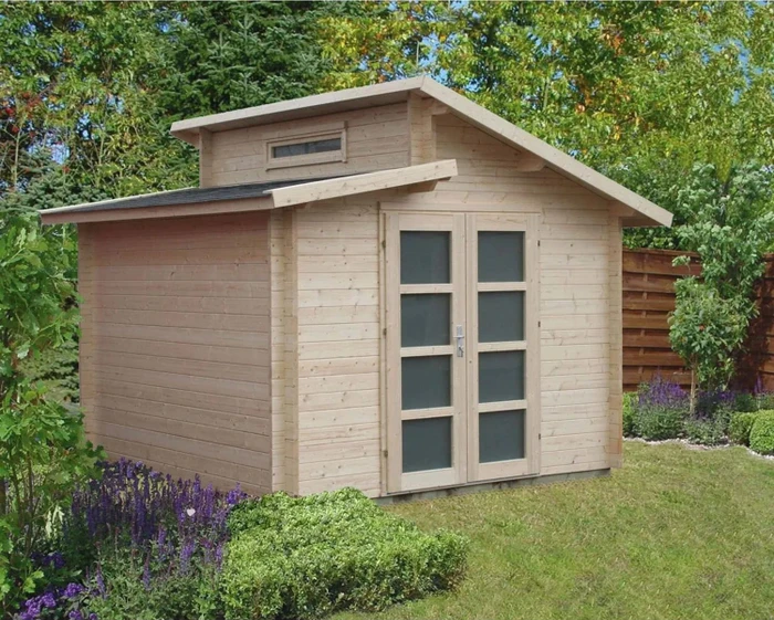 Alpholz Gartenhaus Aktiva 360x360cm natur